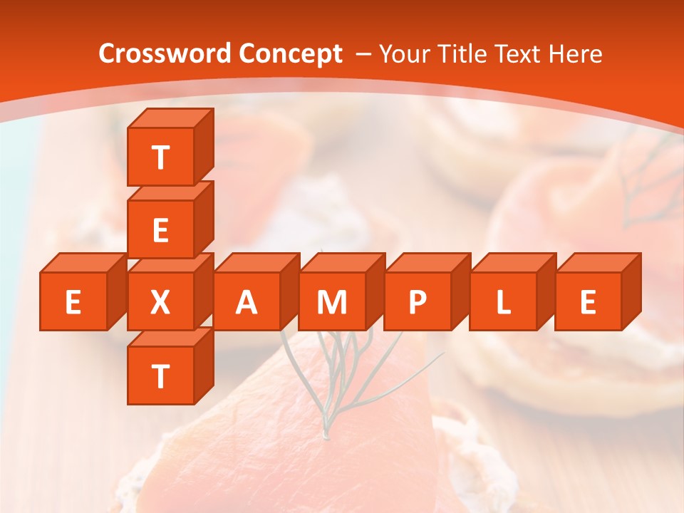 Snack Blini Food PowerPoint Template