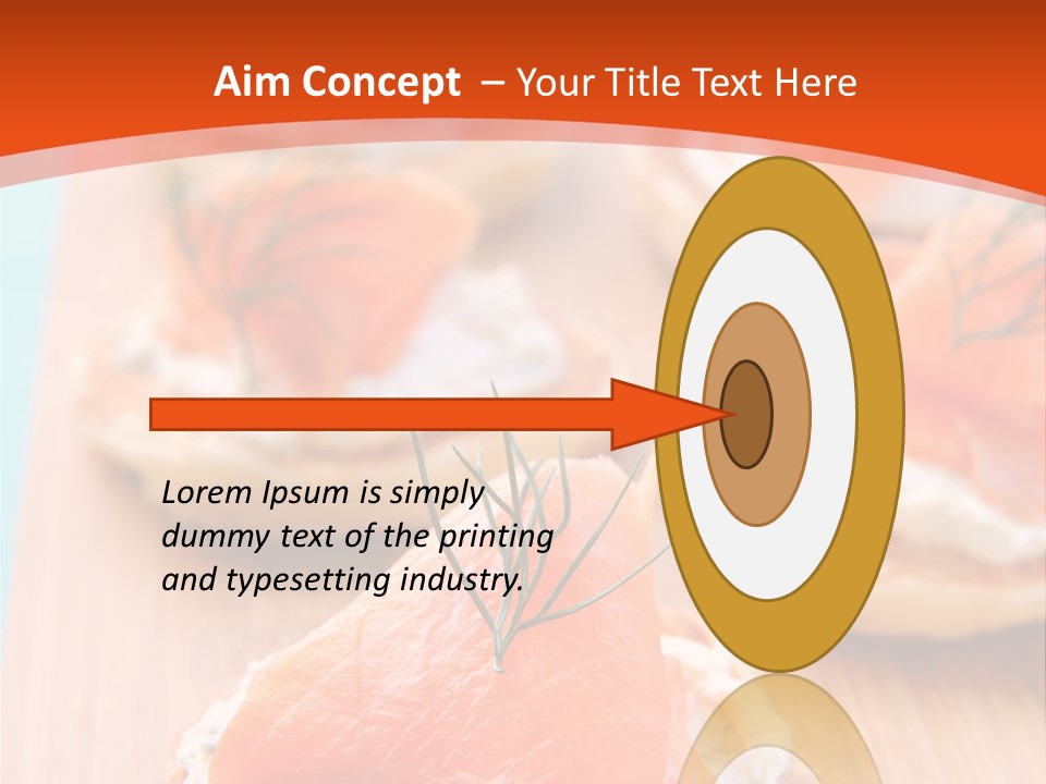Snack Blini Food PowerPoint Template