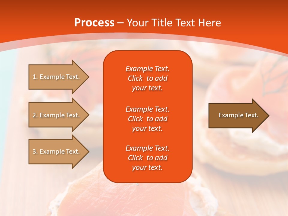 Snack Blini Food PowerPoint Template