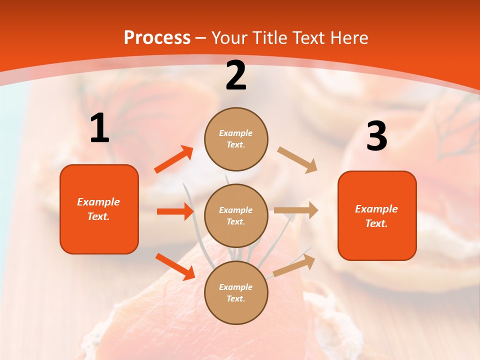 Snack Blini Food PowerPoint Template