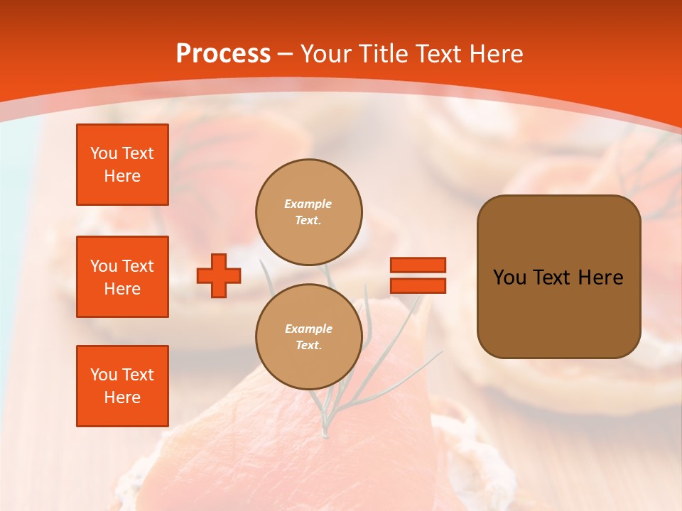 Snack Blini Food PowerPoint Template