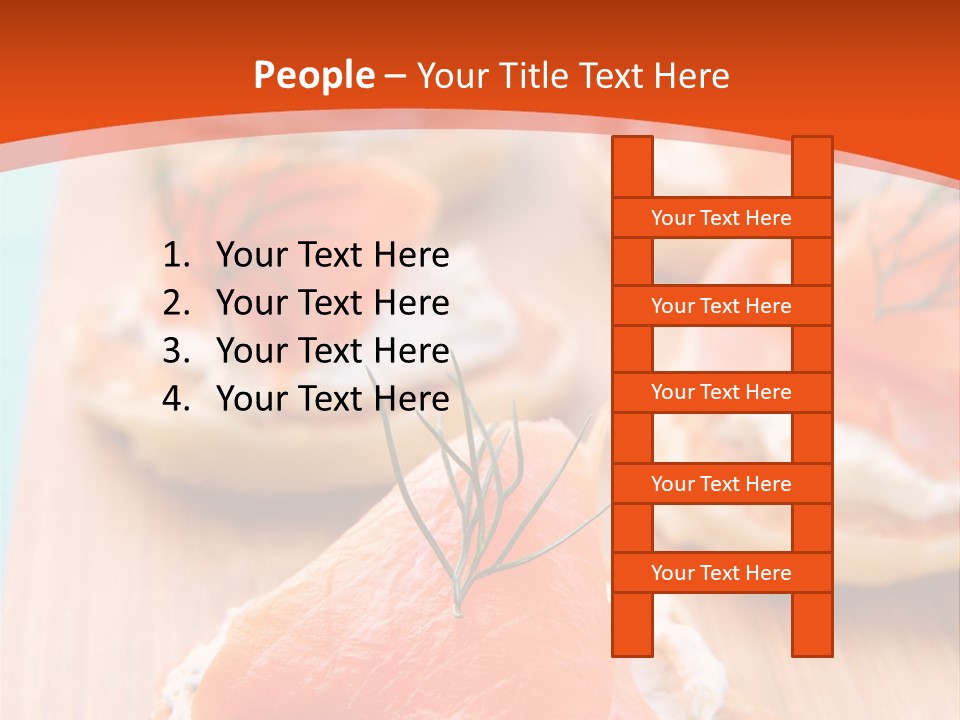 Snack Blini Food PowerPoint Template