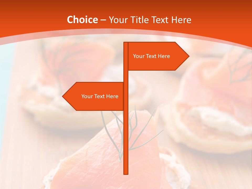 Snack Blini Food PowerPoint Template