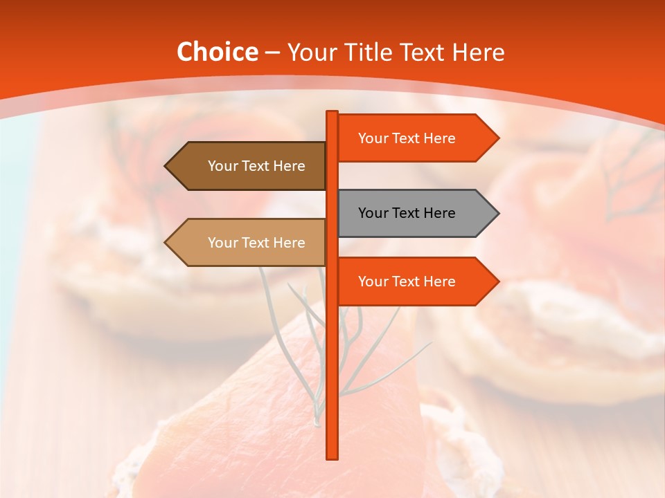 Snack Blini Food PowerPoint Template