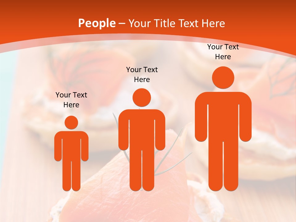 Snack Blini Food PowerPoint Template