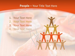 Snack Blini Food PowerPoint Template