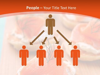 Snack Blini Food PowerPoint Template