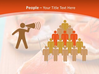 Snack Blini Food PowerPoint Template