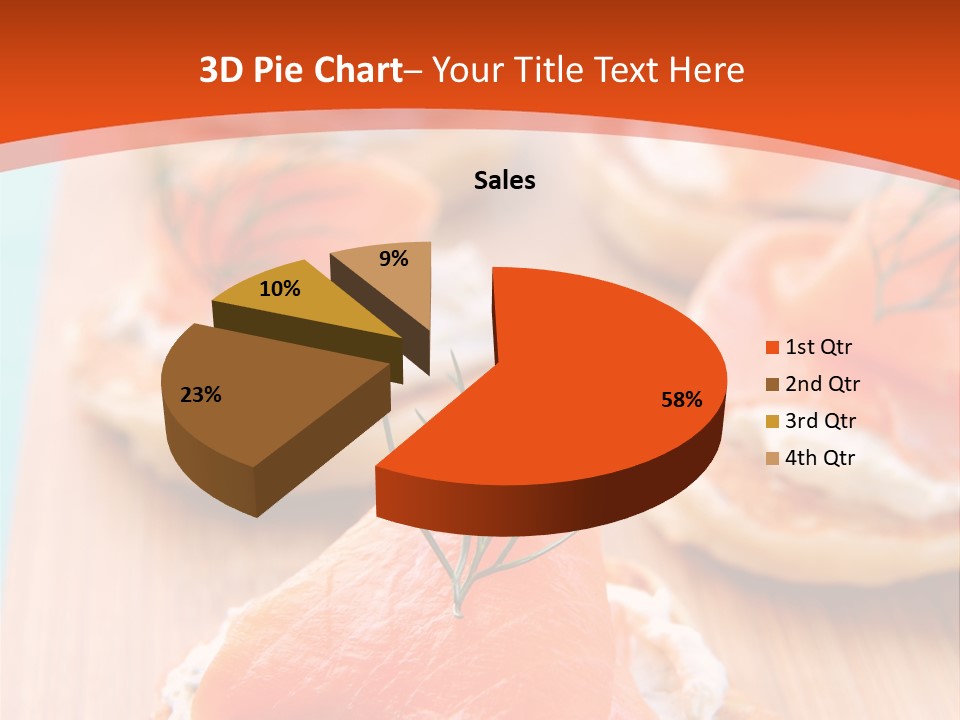 Snack Blini Food PowerPoint Template