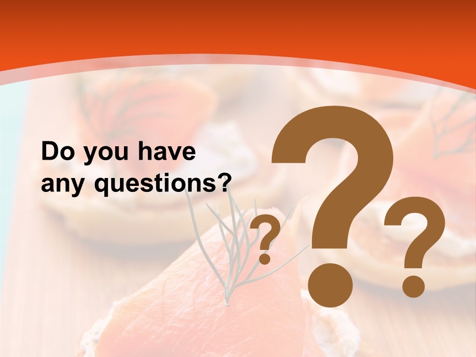 Snack Blini Food PowerPoint Template