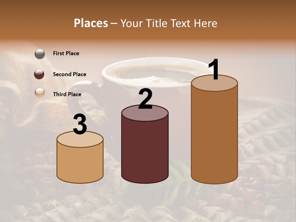 Black Mug Textile PowerPoint Template