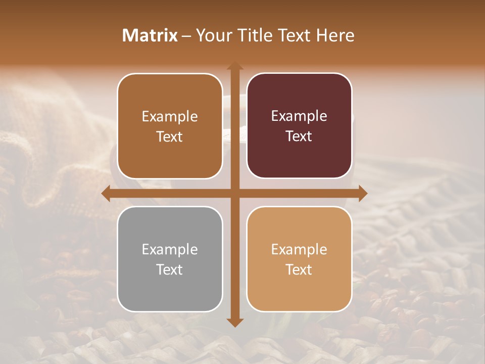 Black Mug Textile PowerPoint Template