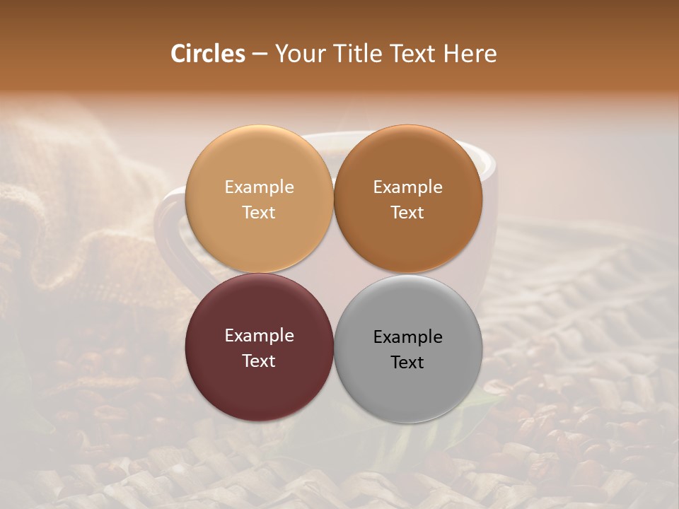 Black Mug Textile PowerPoint Template