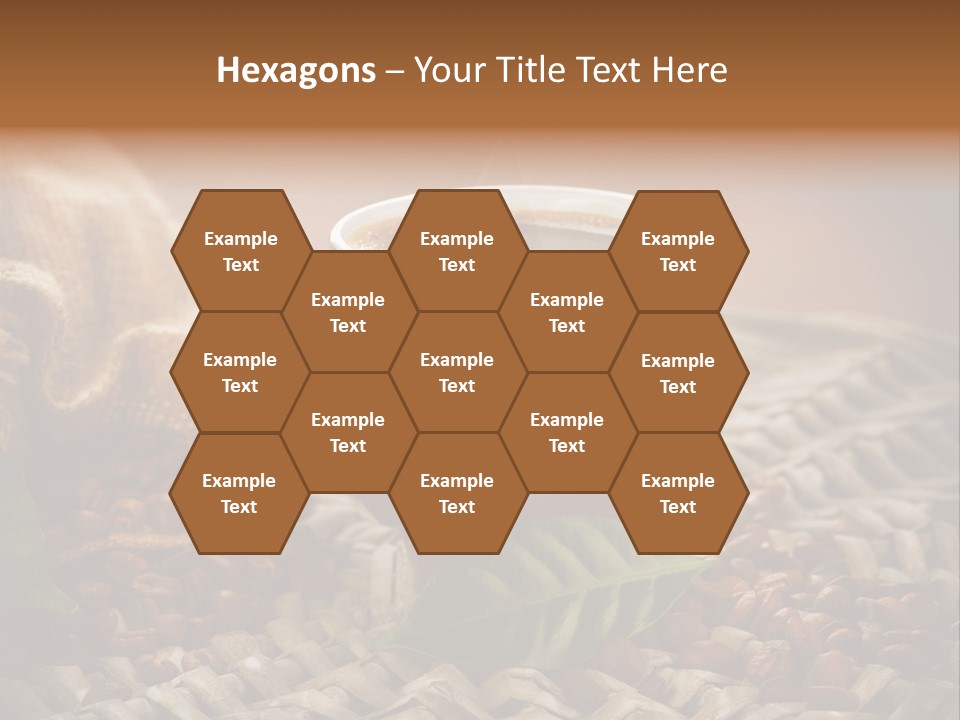 Black Mug Textile PowerPoint Template