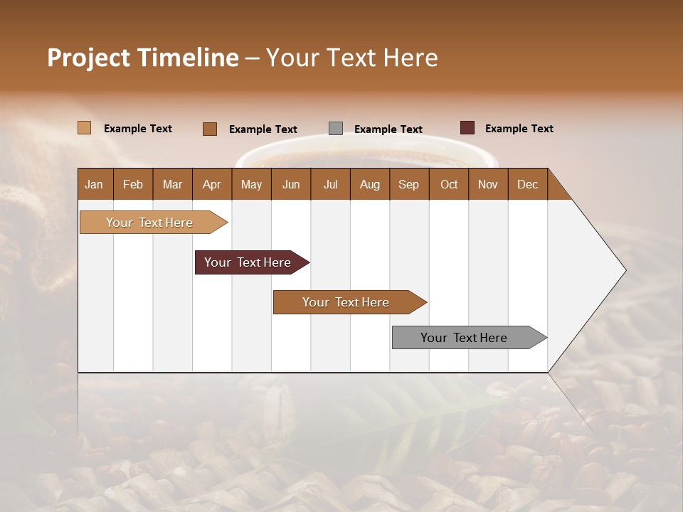 Black Mug Textile PowerPoint Template