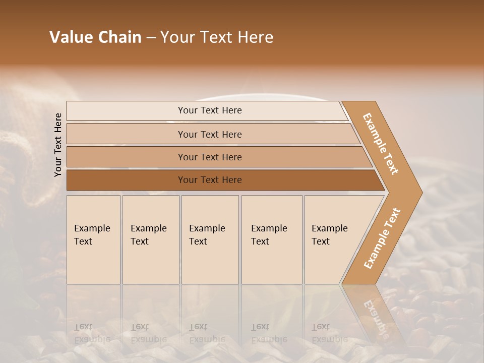 Black Mug Textile PowerPoint Template