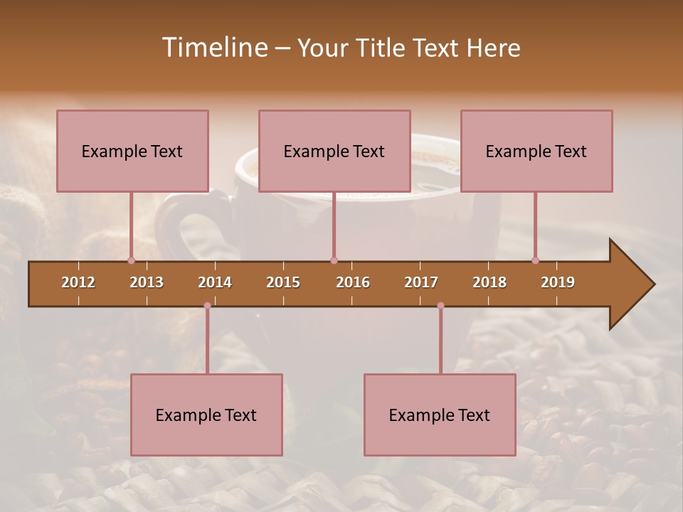 Black Mug Textile PowerPoint Template