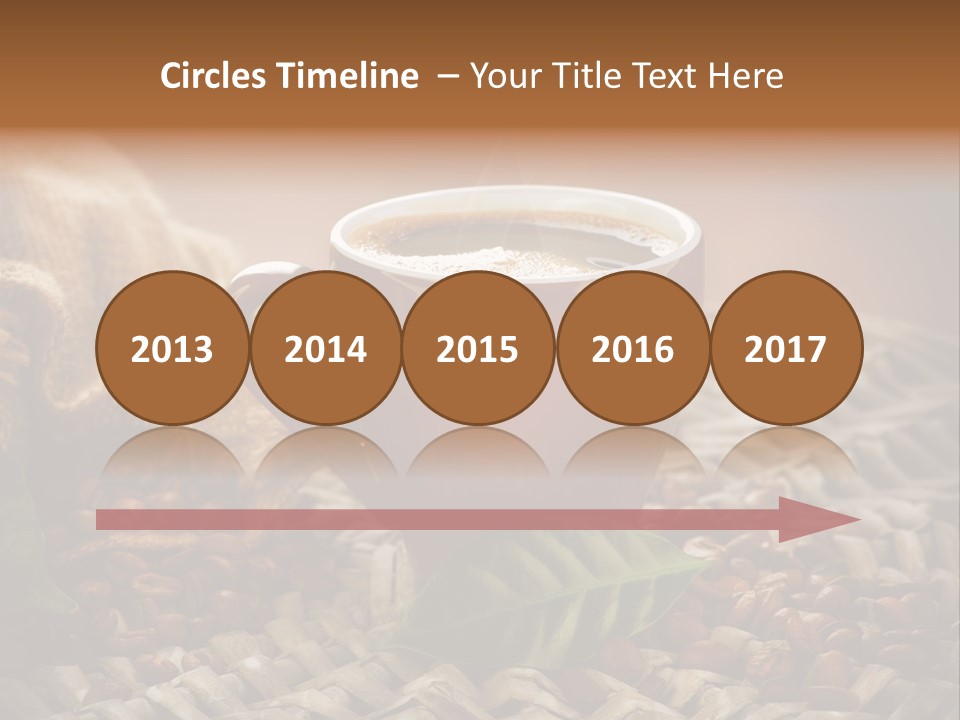 Black Mug Textile PowerPoint Template