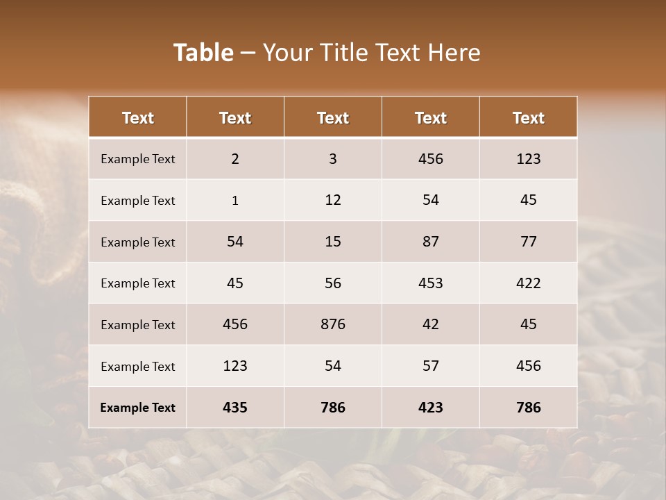 Black Mug Textile PowerPoint Template