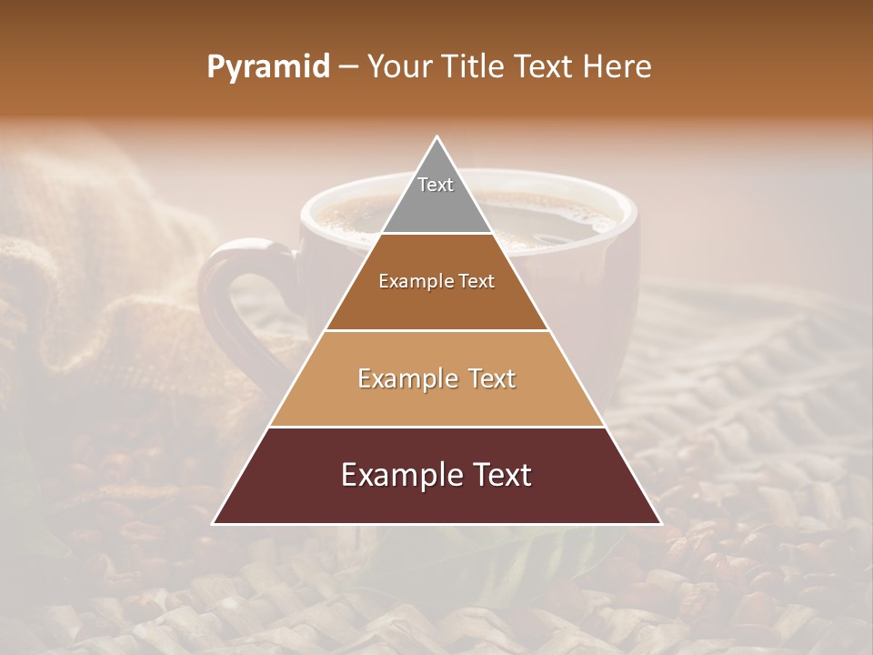 Black Mug Textile PowerPoint Template