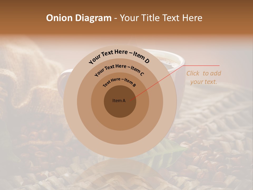 Black Mug Textile PowerPoint Template