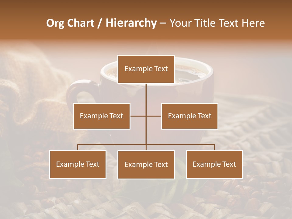 Black Mug Textile PowerPoint Template