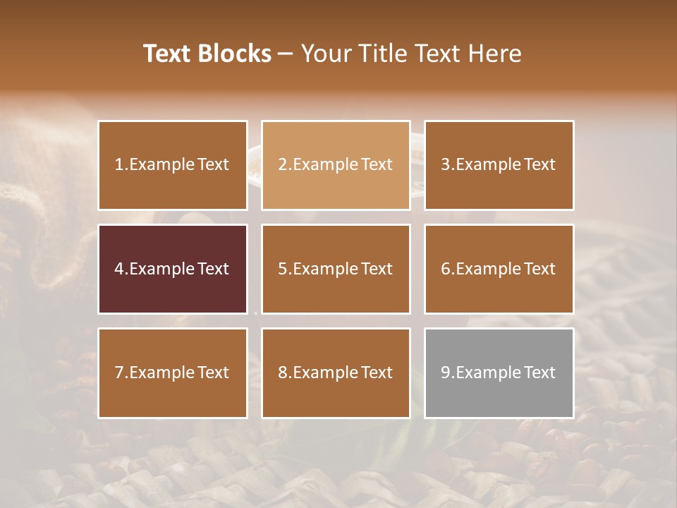 Black Mug Textile PowerPoint Template