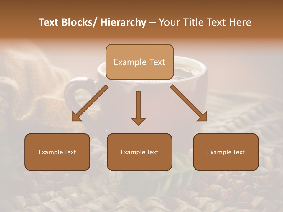 Black Mug Textile PowerPoint Template