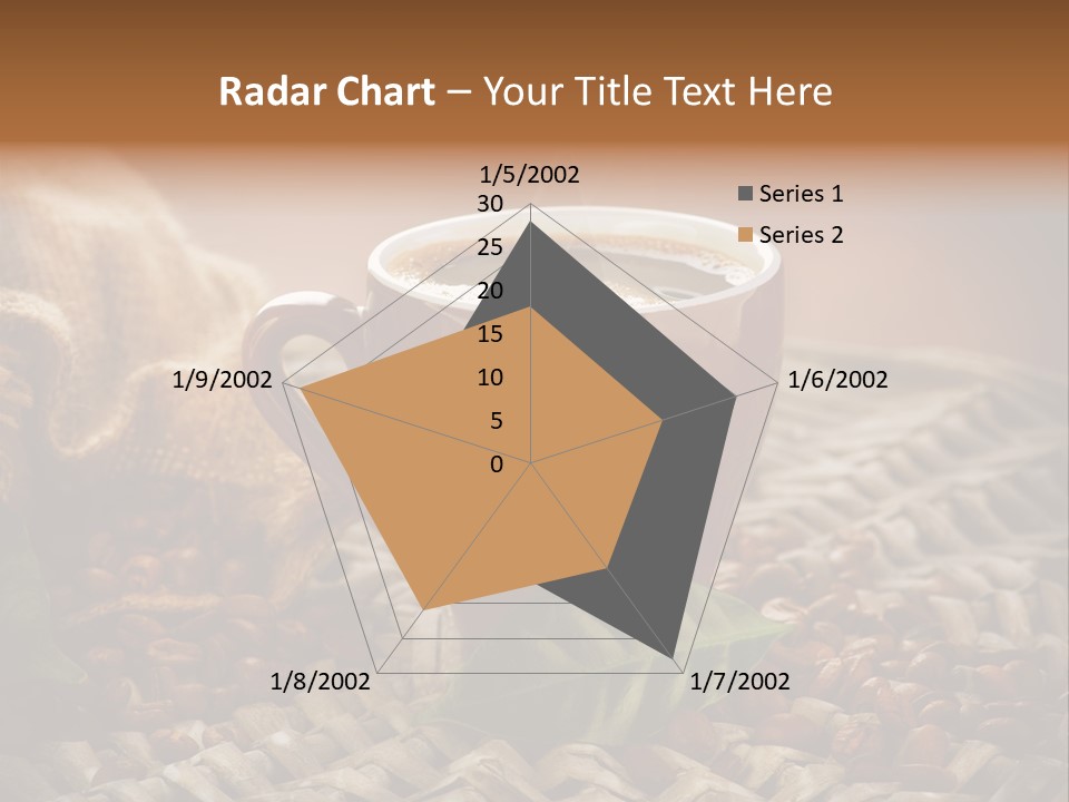 Black Mug Textile PowerPoint Template