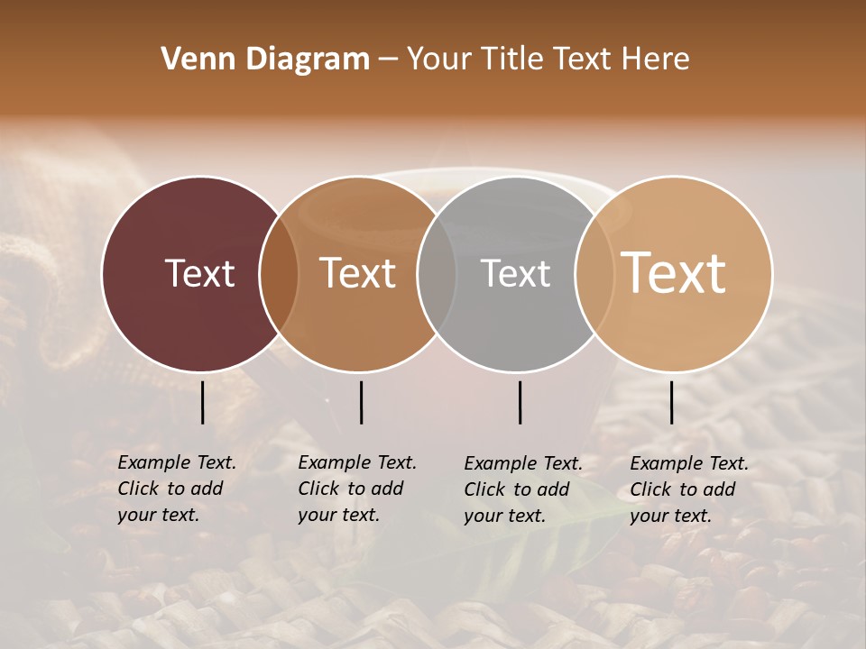 Black Mug Textile PowerPoint Template