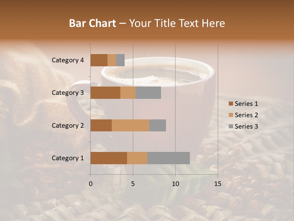 Black Mug Textile PowerPoint Template