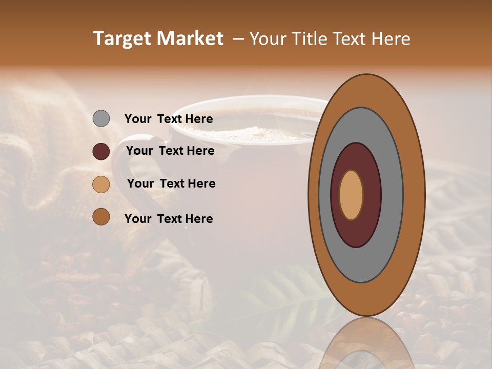 Black Mug Textile PowerPoint Template