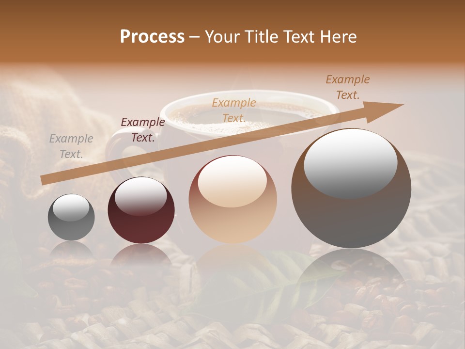 Black Mug Textile PowerPoint Template