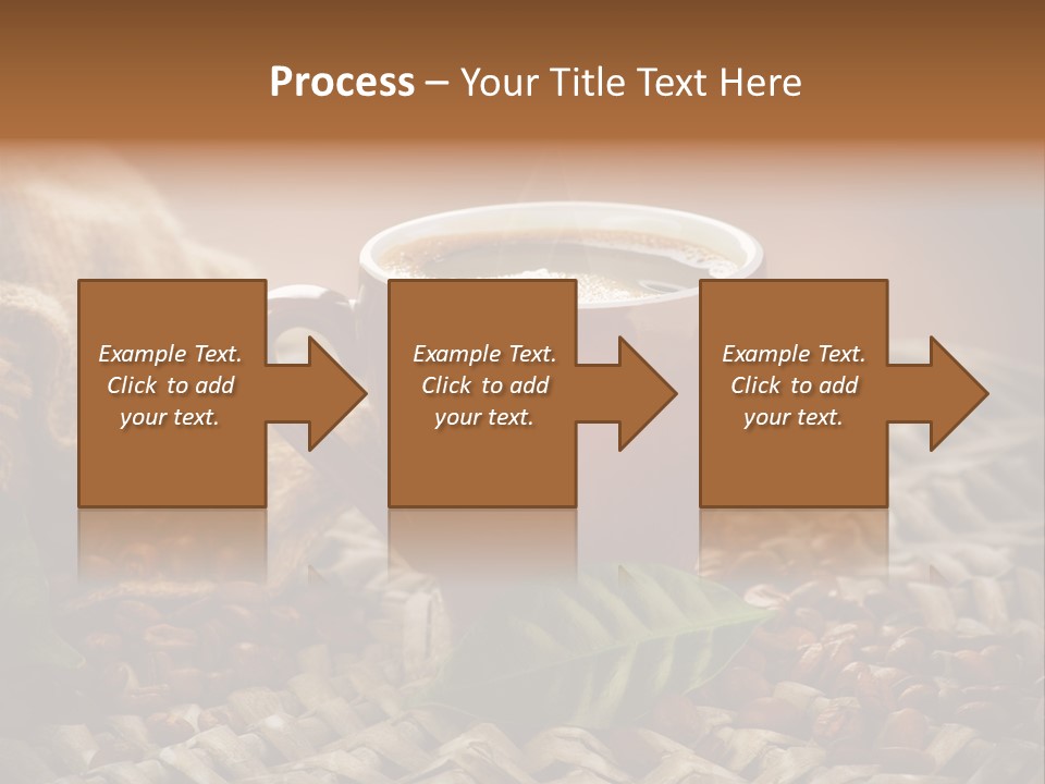 Black Mug Textile PowerPoint Template