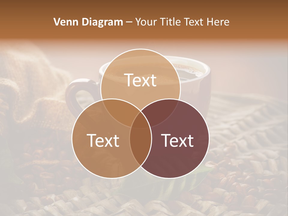 Black Mug Textile PowerPoint Template