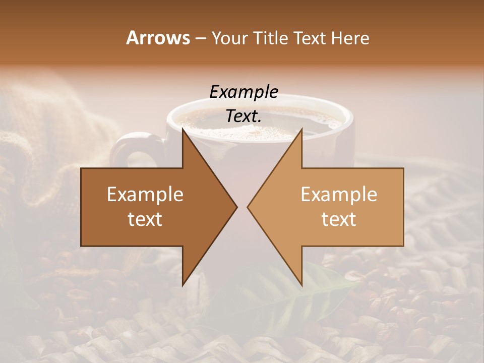 Black Mug Textile PowerPoint Template