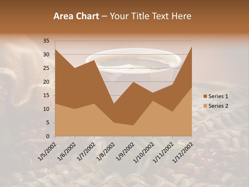 Black Mug Textile PowerPoint Template