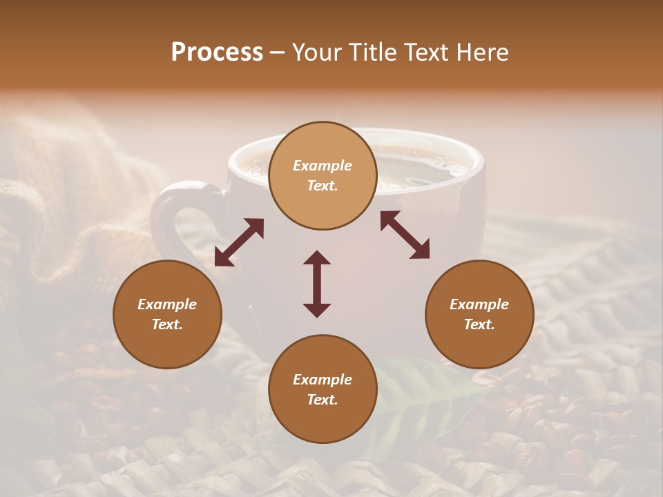 Black Mug Textile PowerPoint Template