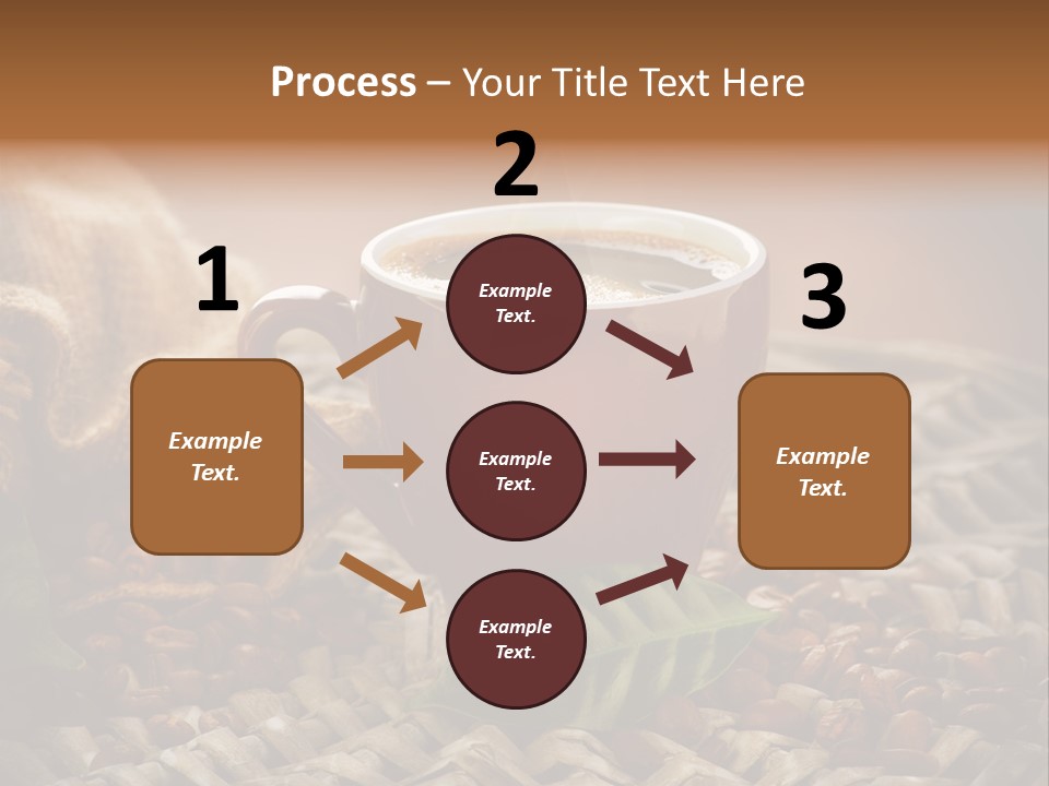 Black Mug Textile PowerPoint Template