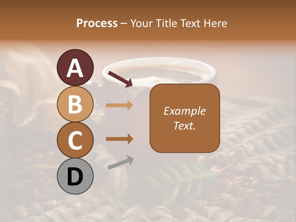 Black Mug Textile PowerPoint Template