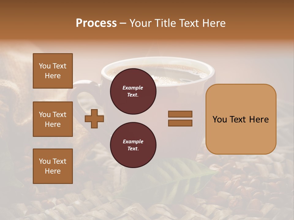 Black Mug Textile PowerPoint Template