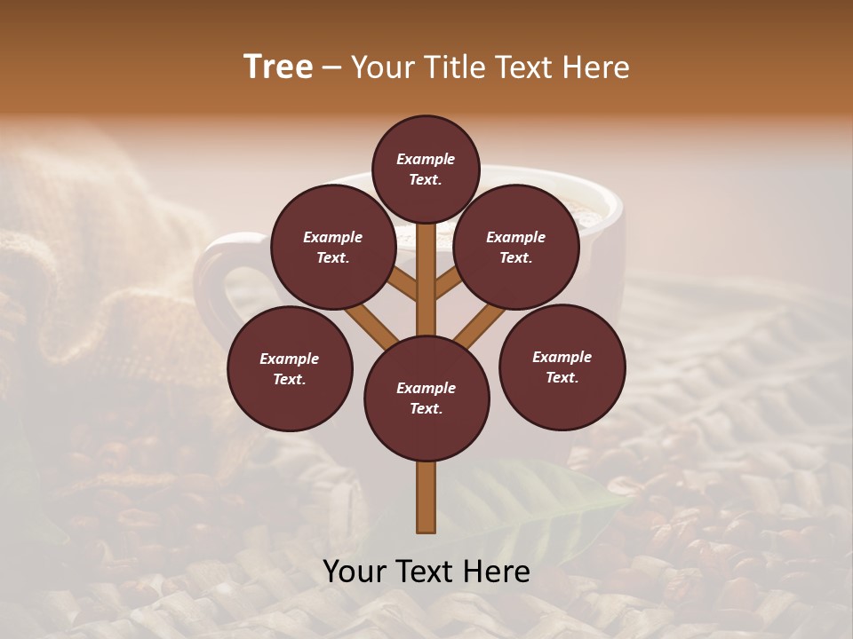 Black Mug Textile PowerPoint Template