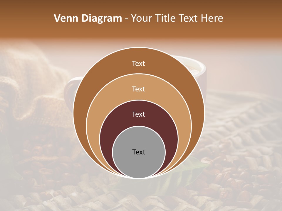 Black Mug Textile PowerPoint Template