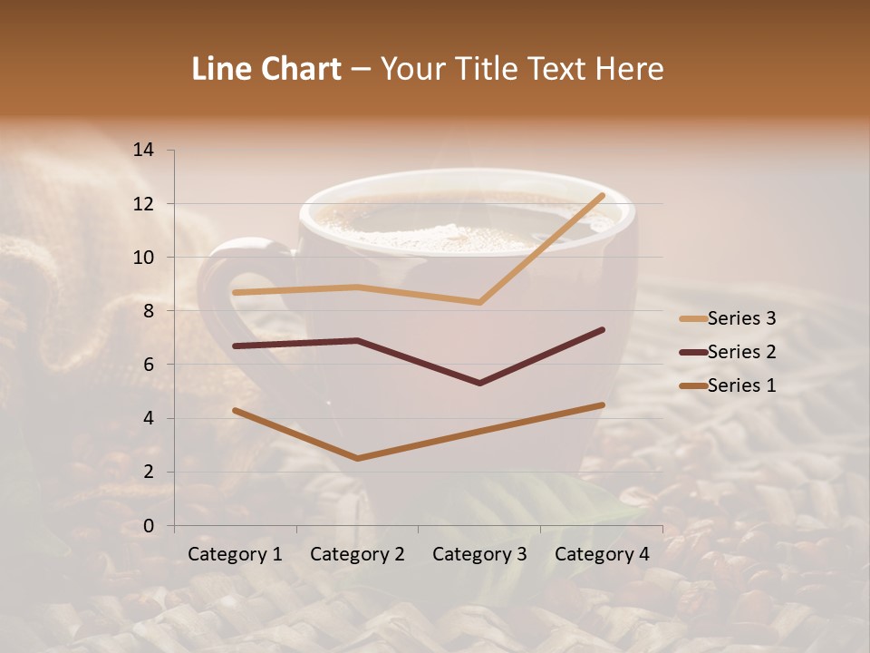 Black Mug Textile PowerPoint Template