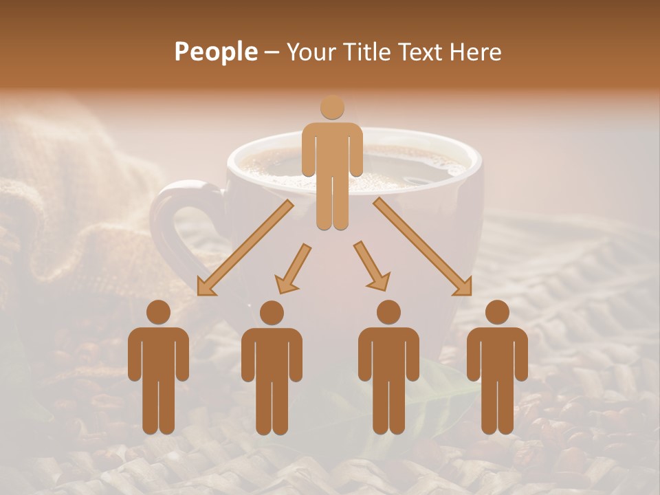 Black Mug Textile PowerPoint Template