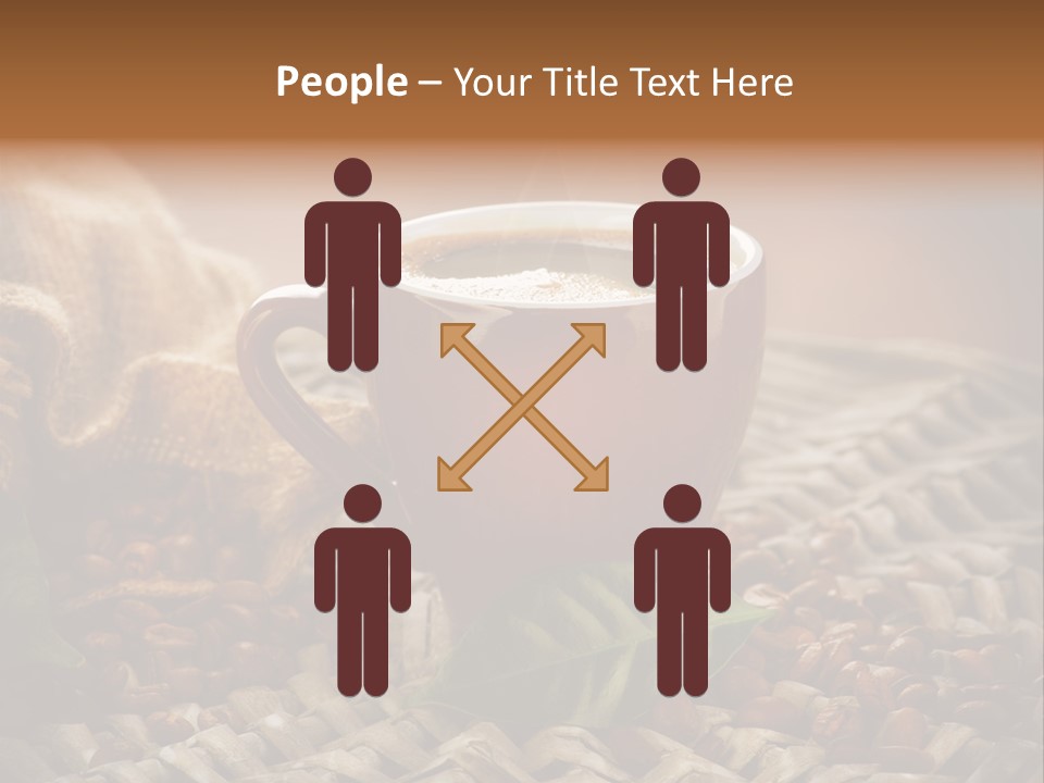 Black Mug Textile PowerPoint Template