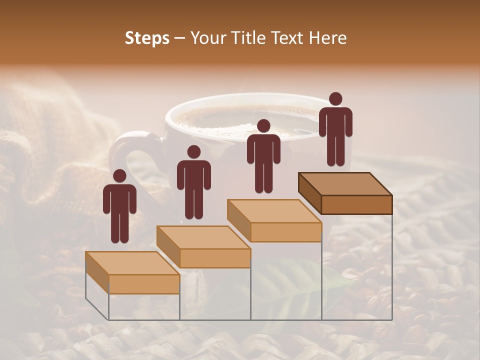 Black Mug Textile PowerPoint Template