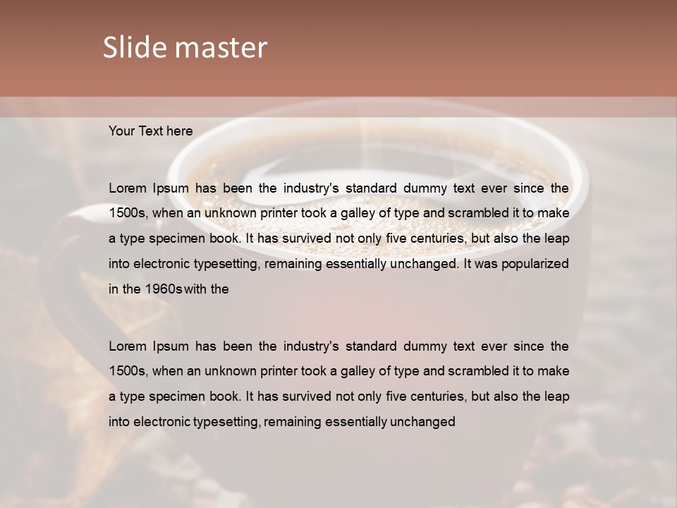 Retro Green Textile PowerPoint Template