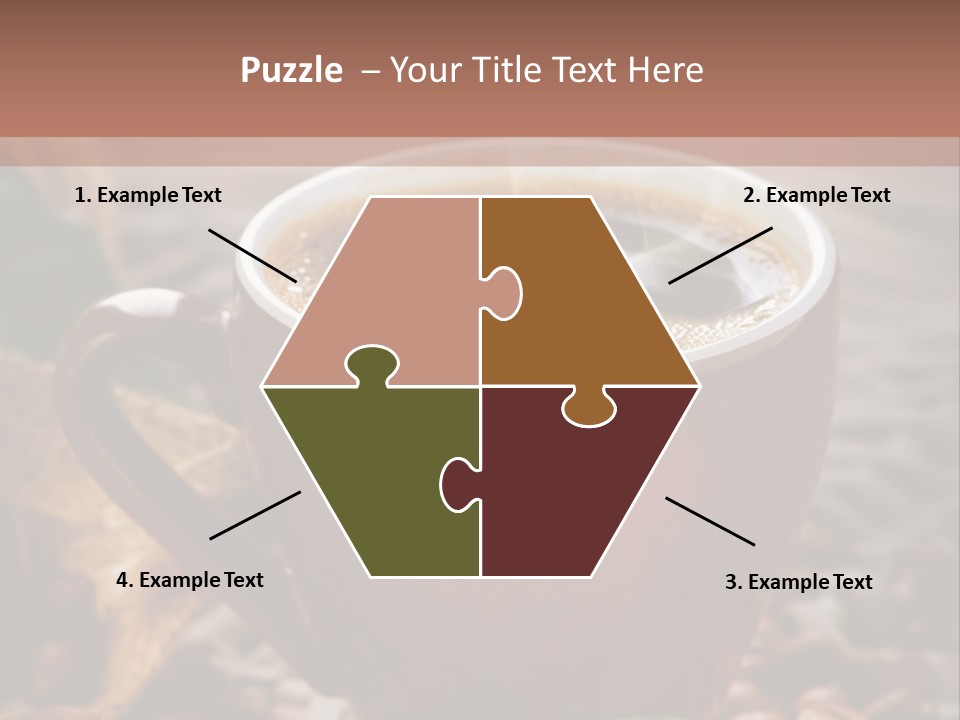 Retro Green Textile PowerPoint Template