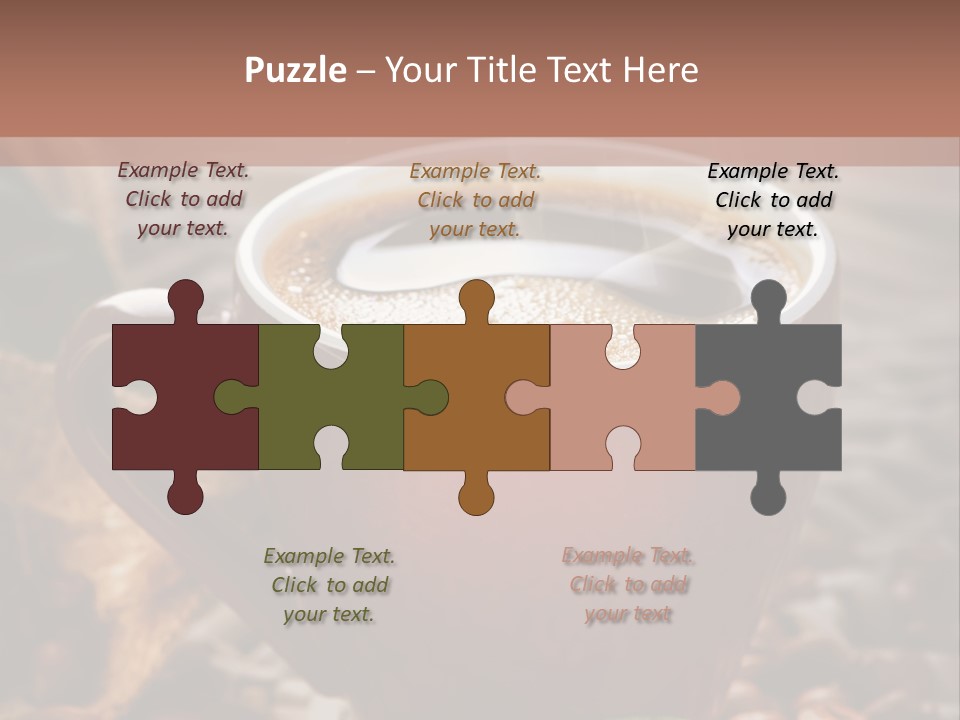 Retro Green Textile PowerPoint Template